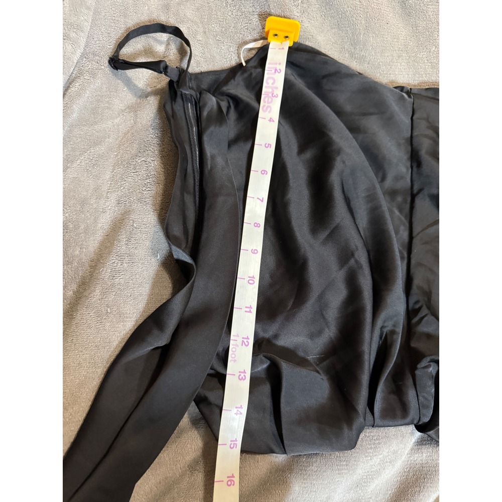 NEW Lulus Size Small Black Dress Formal Midi Off Shoulder High Slit Statin - Picture 5 of 10